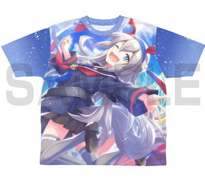 Uma Musume: Pretty Derby - Tamamo Cross Double-sided Full Graphic T-Shirt (Size XL)_