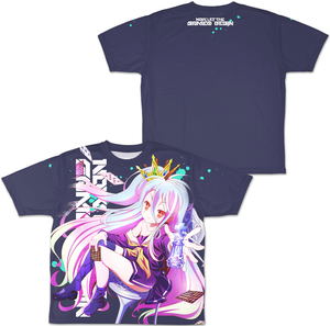 No Game No Life - Shiro Asciente! Ver. Double-sided Full Graphic T-Shirt (Size XL)_