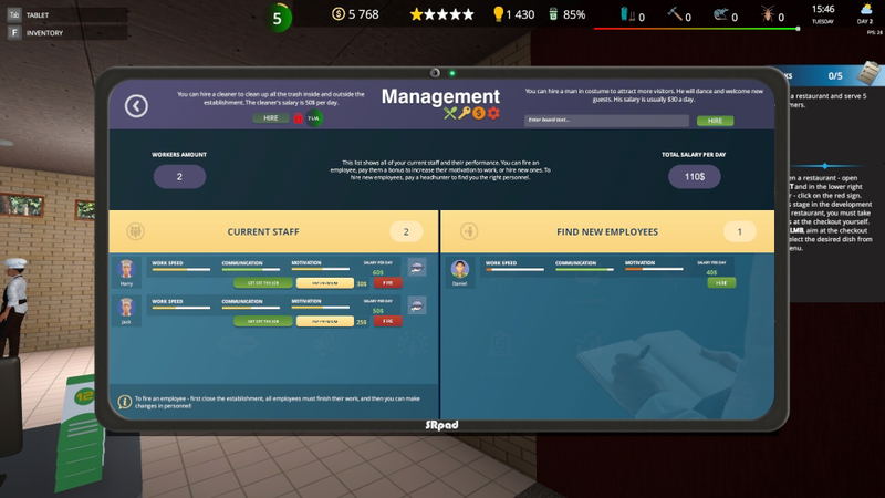 Cafe Owner Simulator <span class="ext" style="background-color: #2a475e; color: #FFFFFF;">STEAM</span> <span class="ext ext_digital">digital</span> image 14