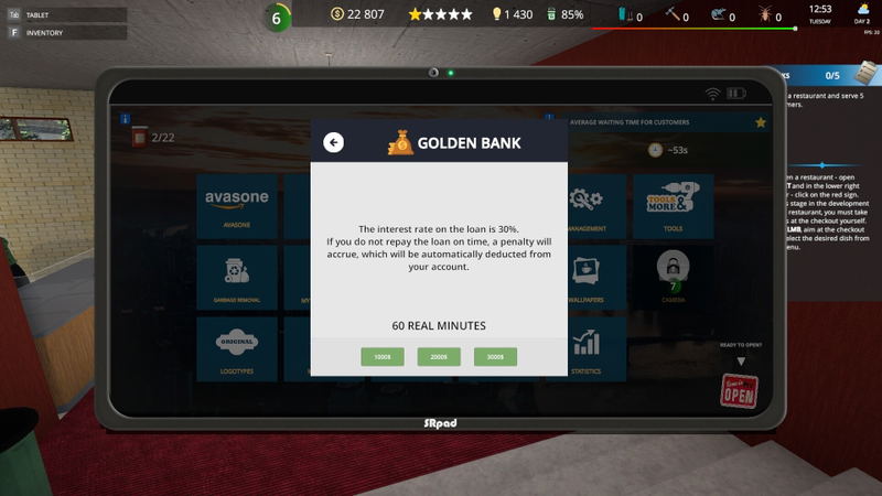 Cafe Owner Simulator <span class="ext" style="background-color: #2a475e; color: #FFFFFF;">STEAM</span> <span class="ext ext_digital">digital</span> image 23