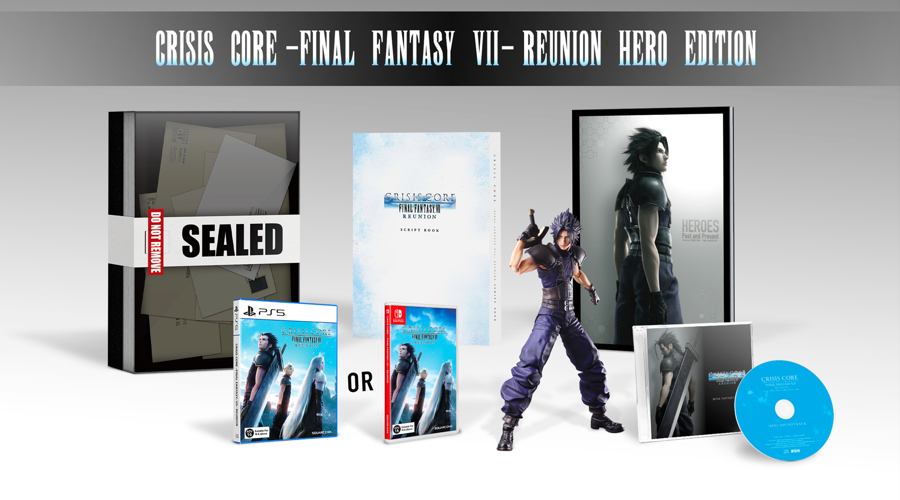 Crisis Core: Final Fantasy VII Reunion [Collector's Edition] (English) for  Nintendo Switch