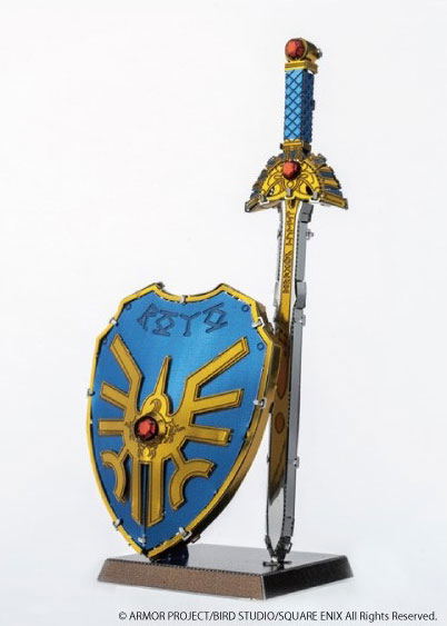 Dragon Quest Metallic Nano Puzzle Erdrick's Sword & Erdrick's Shield image 2