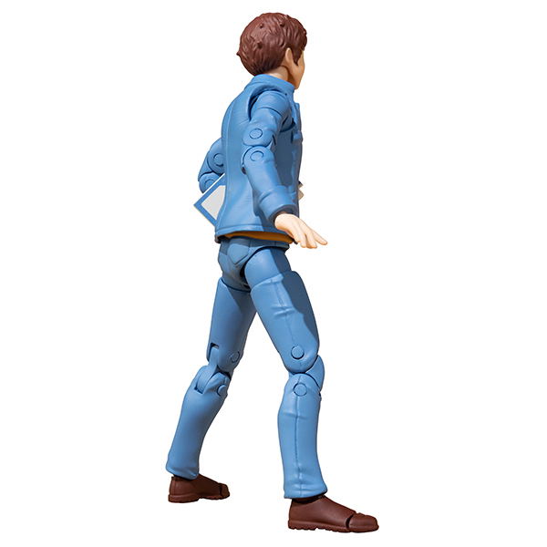 Gundam Military Generation Mobile Suit Gundam E.F.G.F. 07 1/18 Scale Pre-Painted Figure: Amuro Ray & Fraw Bow image 6