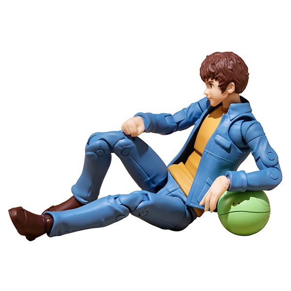 Gundam Military Generation Mobile Suit Gundam E.F.G.F. 07 1/18 Scale Pre-Painted Figure: Amuro Ray & Fraw Bow image 8