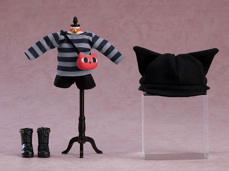 Nendoroid Doll Outfit Set Cat-Themed Outfit (Gray) image 3
