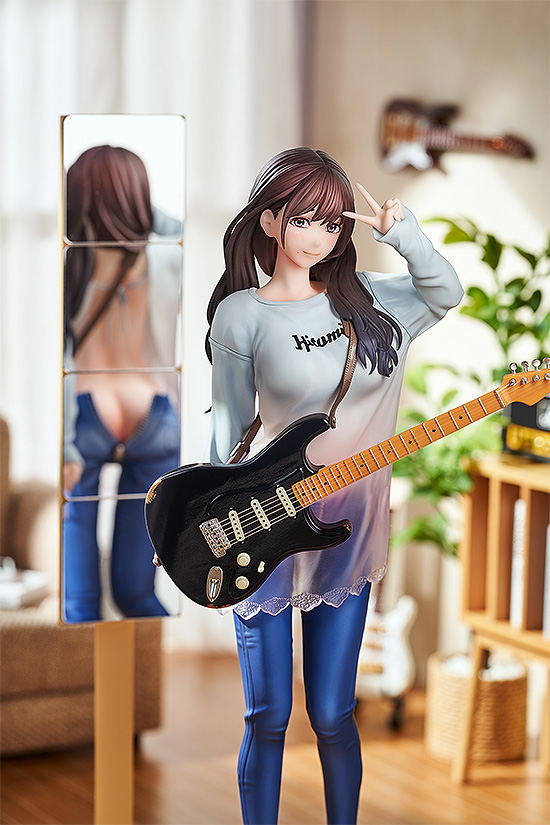 Original Character 1/7 Scale Pre-Painted Figure: Guitar MeiMei Flower & Mirror image 10