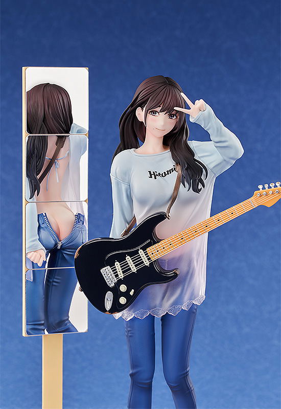 Original Character 1/7 Scale Pre-Painted Figure: Guitar MeiMei Flower & Mirror image 2