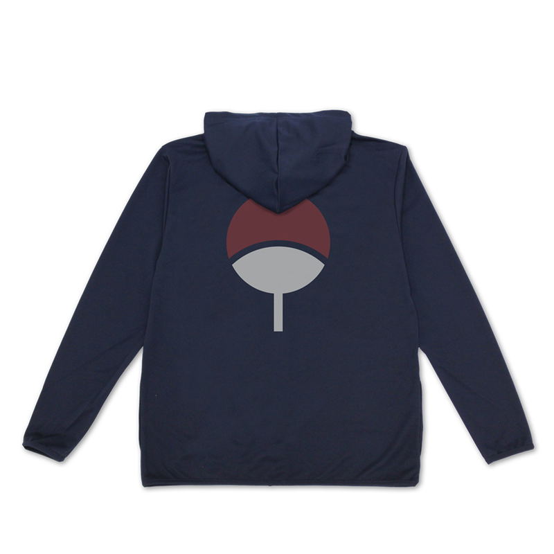 Naruto Shippuden - Sharingan Thin Dry Hoodie (Navy | Size M) image 1