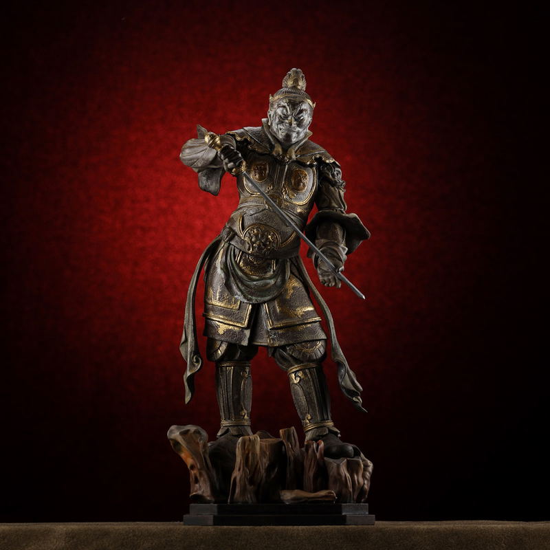 ARTPLA Shitennou Statue Zochoten Plastic Model Kit image 2
