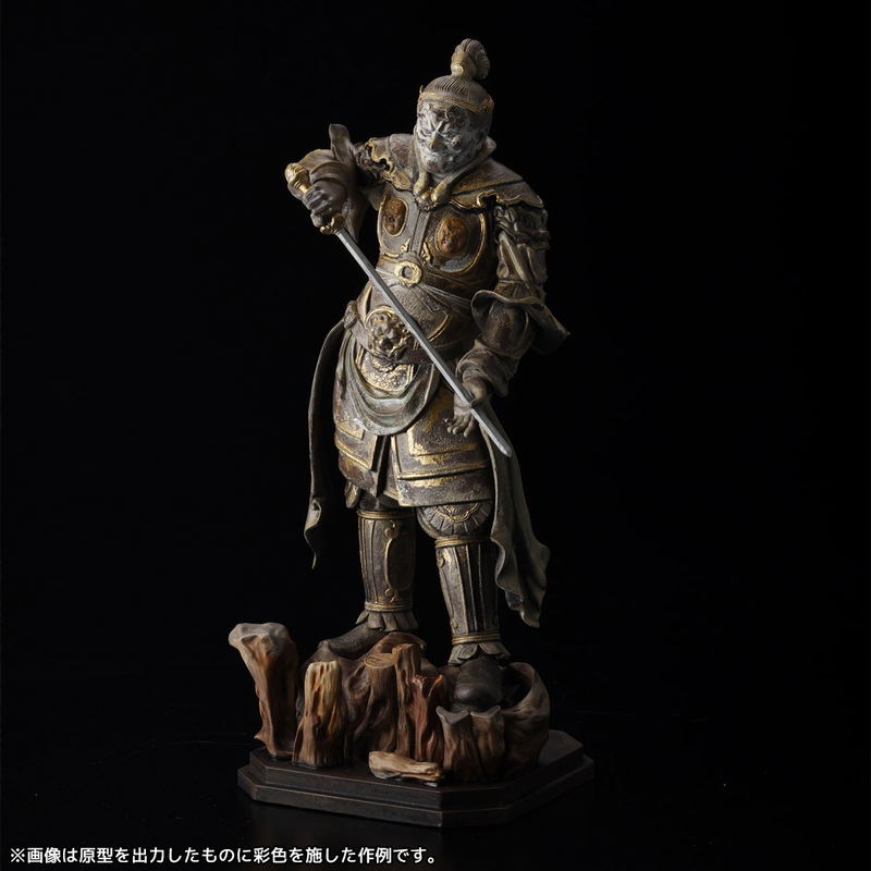 ARTPLA Shitennou Statue Zochoten Plastic Model Kit image 6