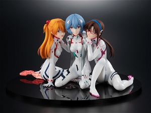 Evangelion 3.0+1.0 Thrice Upon a Time 1/8 Scale Pre-Painted Figure: Asuka/Rei/Mari Newtype Cover Ver.