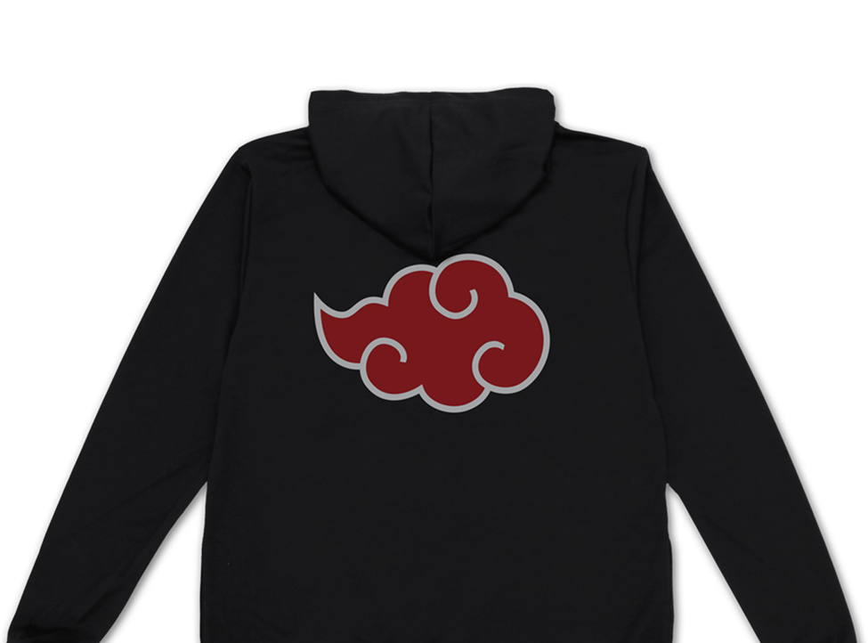 Naruto Shippuden - Akatsuki Thin Dry Hoodie (Black | Size M)