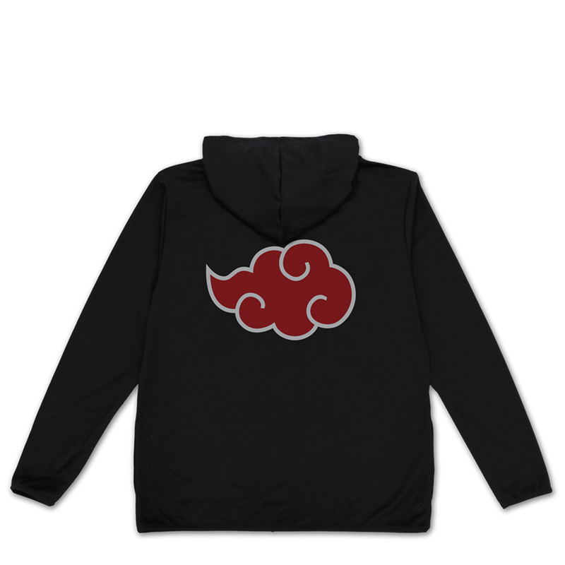 Naruto Shippuden - Akatsuki Thin Dry Hoodie (Black | Size M) image 1