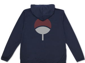 Naruto Shippuden - Sharingan Thin Dry Hoodie (Navy | Size L)_