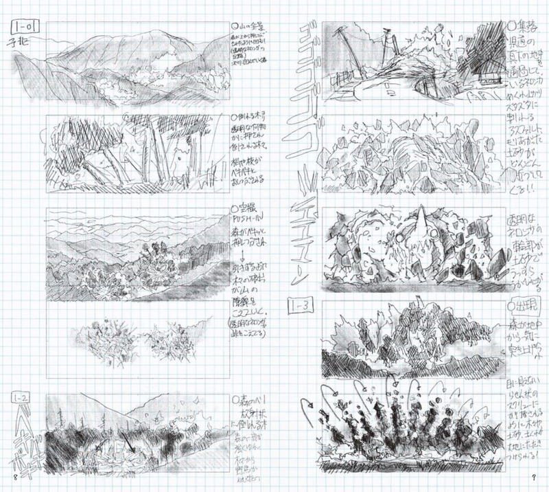 Shinji Higuchi Tokusatsu Field Book - Video Plan/Sketch image 2