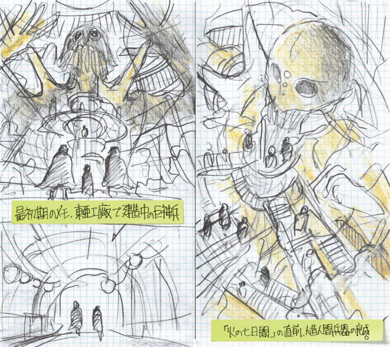 Shinji Higuchi Tokusatsu Field Book - Video Plan/Sketch image 7