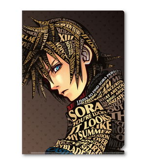 Kingdom Hearts Metallic File Roxas