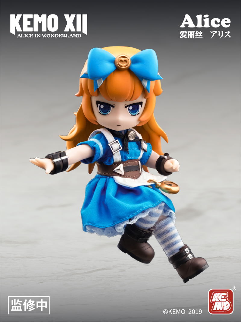 KEMO XII DOLL Alice in Wonderland Alice Deformed Action Doll image 2