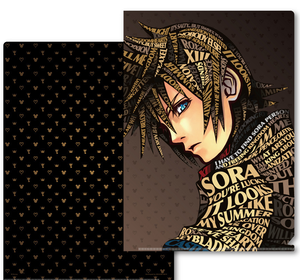 Kingdom Hearts Metallic File Roxas_