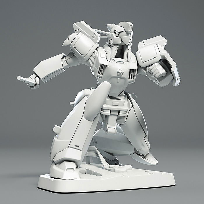 Mobile Police Patlabor PLAMAX MF-71 Plastic Model Kit: Minimum Factory Ingram & Crab-Man High Leg Labor Color Ver. image 4