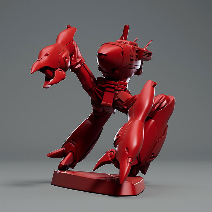 Mobile Police Patlabor PLAMAX MF-71 Plastic Model Kit: Minimum Factory Ingram & Crab-Man High Leg Labor Color Ver. image 5