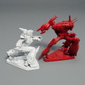 Mobile Police Patlabor PLAMAX MF-71 Plastic Model Kit: Minimum Factory Ingram & Crab-Man High Leg Labor Color Ver. thumbnail 6
