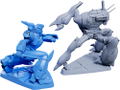 Mobile Police Patlabor PLAMAX MF-72 Plastic Model Kit: Minimum Factory Ingram & Crab-Man High Leg Effect Color Ver. thumbnail 1