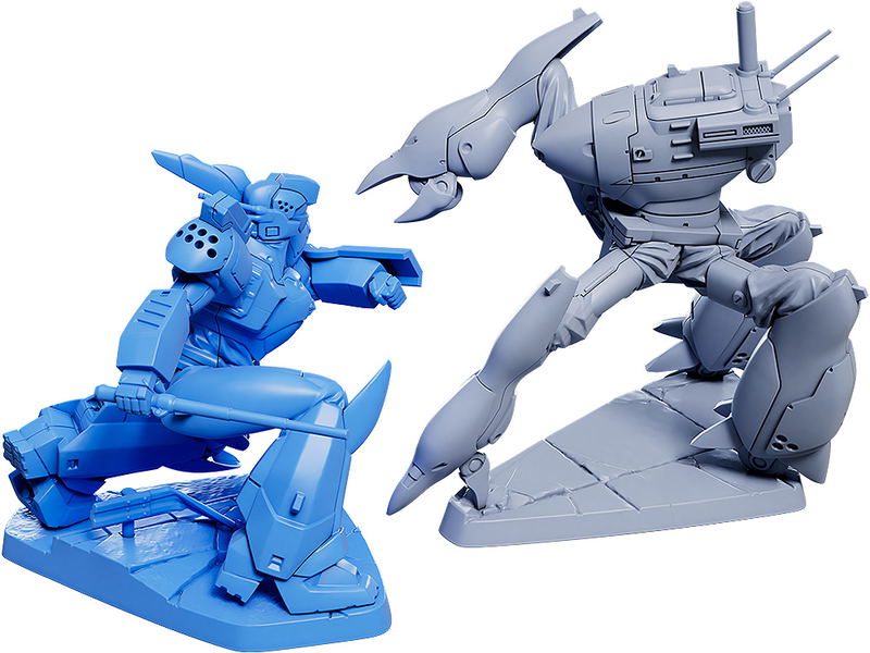 Mobile Police Patlabor PLAMAX MF-72 Plastic Model Kit: Minimum Factory Ingram & Crab-Man High Leg Effect Color Ver. image 1