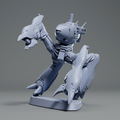 Mobile Police Patlabor PLAMAX MF-72 Plastic Model Kit: Minimum Factory Ingram & Crab-Man High Leg Effect Color Ver. thumbnail 5