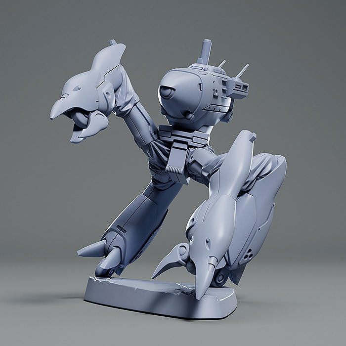 Mobile Police Patlabor PLAMAX MF-72 Plastic Model Kit: Minimum Factory Ingram & Crab-Man High Leg Effect Color Ver. image 5