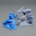 Mobile Police Patlabor PLAMAX MF-72 Plastic Model Kit: Minimum Factory Ingram & Crab-Man High Leg Effect Color Ver. thumbnail 6