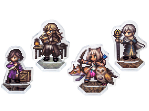 Octopath Traveler II Acrylic Stand Set: East Continent