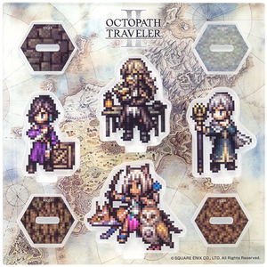 Octopath Traveler II Acrylic Stand Set: East Continent_