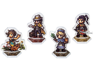 Octopath Traveler II Acrylic Stand Set: West Continent