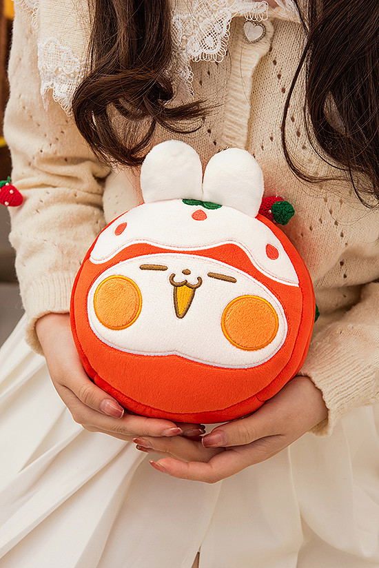 Strawberry Dafu 2-in-1 Miniature Pillow + Eye Mask: Dafu image 5