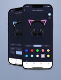 Yowu Cat Ear Headphones IV Black thumbnail 11