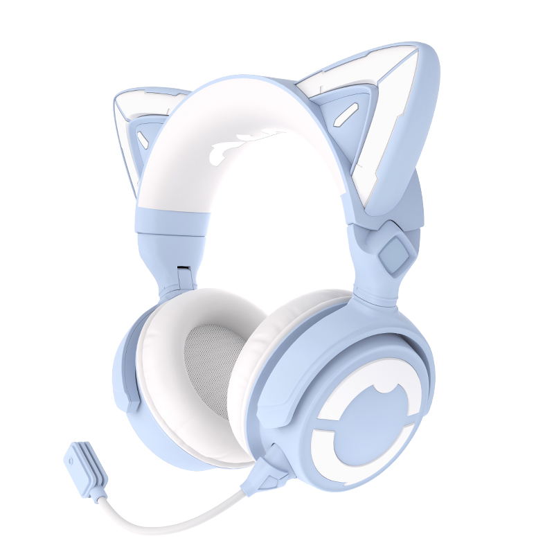 Yowu Cat Ear Headphones IV Blue