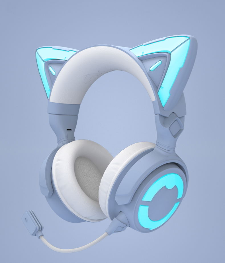Yowu Cat Ear Headphones IV Pink