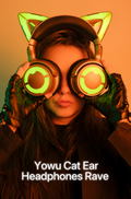 Yowu Cat Ear Headphones Rave thumbnail 5