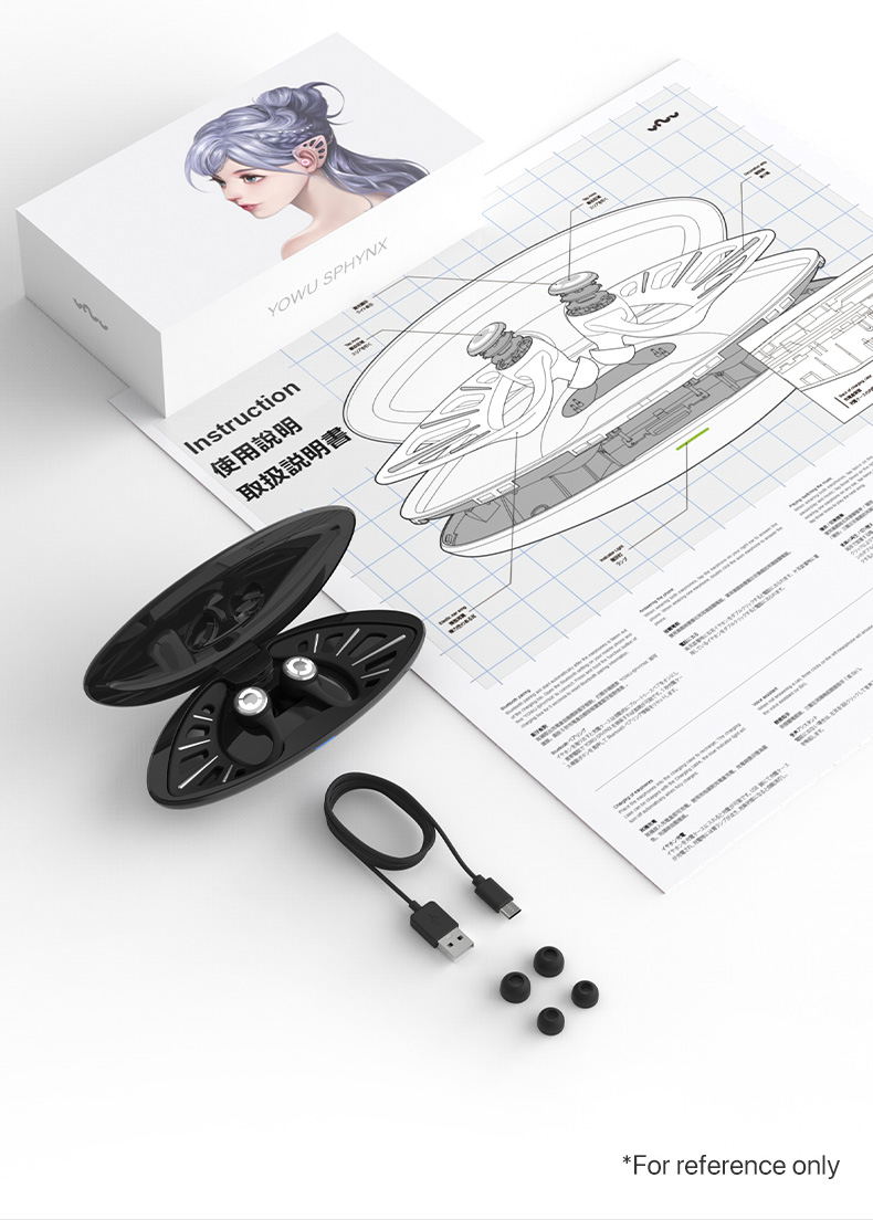 Yowu Sphynx TWS Earphones Frost White image 18