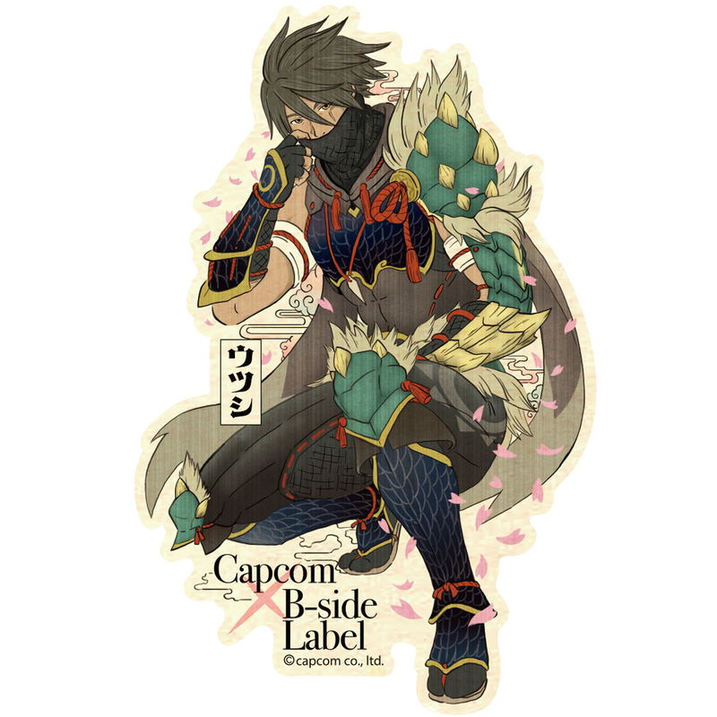 Capcom x B-Side Label Sticker Monster Hunter - Master Utsushi (Sakura) image 1
