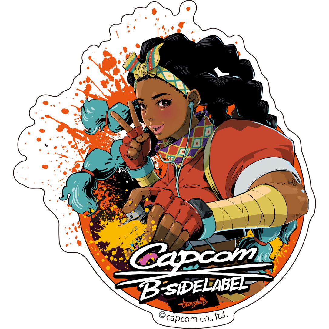 Capcom x B-Side Label Sticker Street Fighter 6 - Kimberly