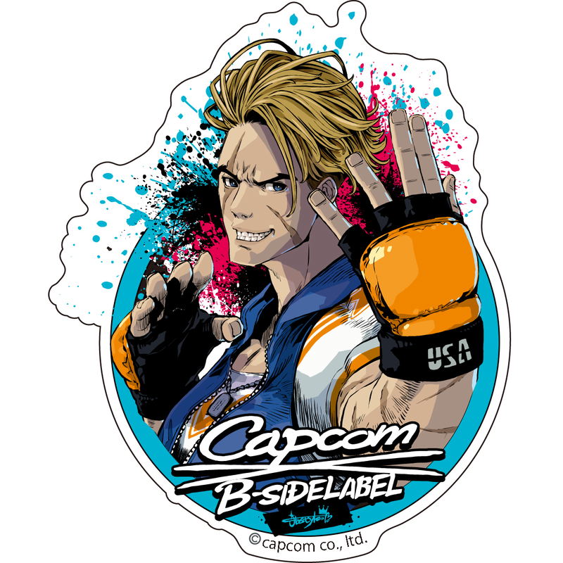 Capcom x B-Side Label Sticker Street Fighter 6 - Luke