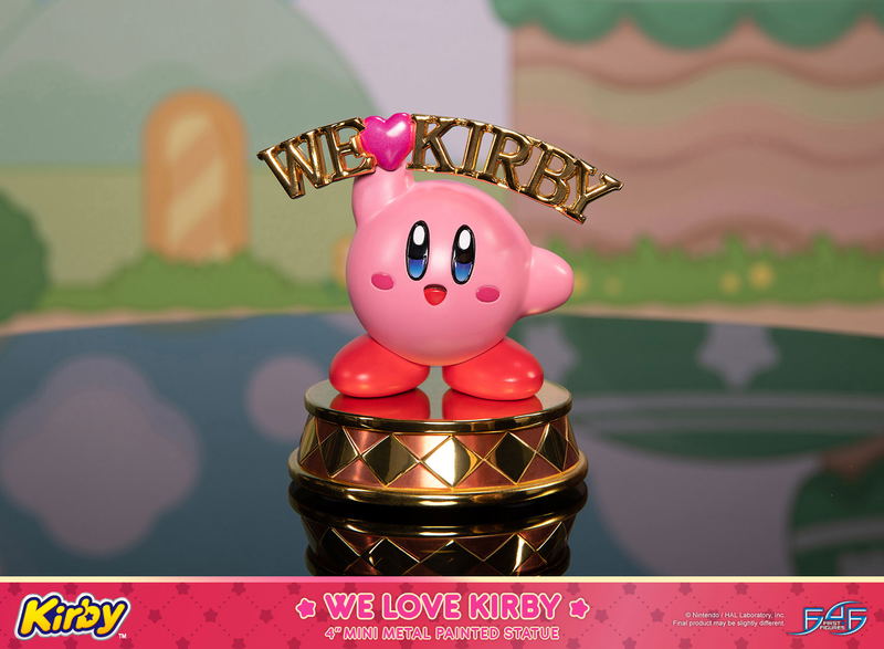 Kirby Mini Metal Painted Statue: We Love Kirby image 12