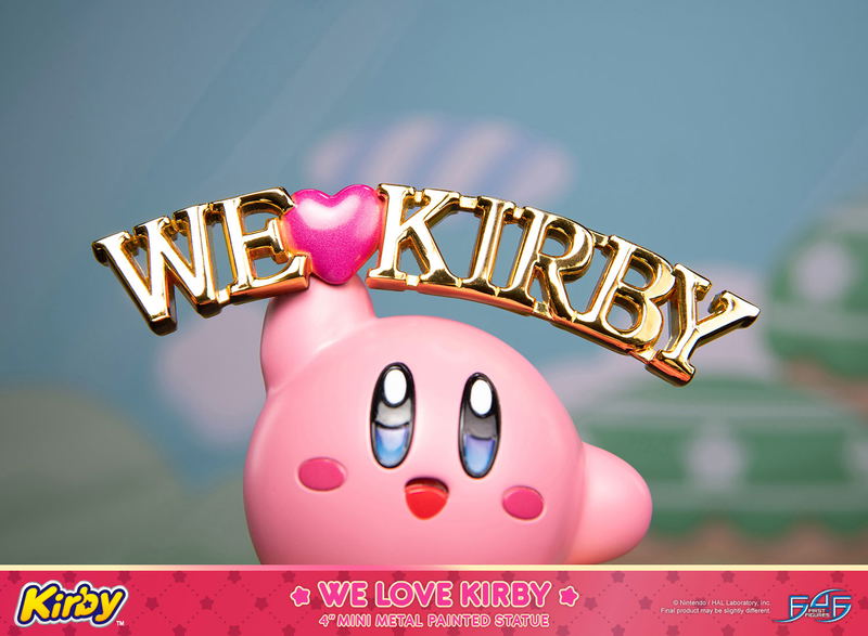 Kirby Mini Metal Painted Statue: We Love Kirby image 14