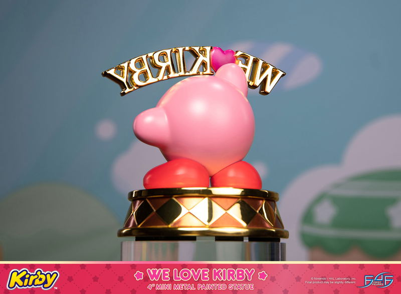 Kirby Mini Metal Painted Statue: We Love Kirby image 16