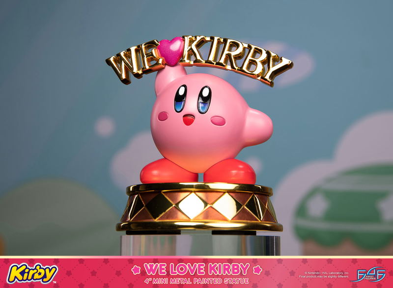 Kirby Mini Metal Painted Statue: We Love Kirby image 17