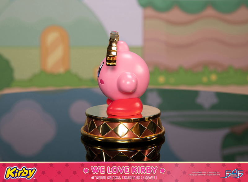 Kirby Mini Metal Painted Statue: We Love Kirby image 6