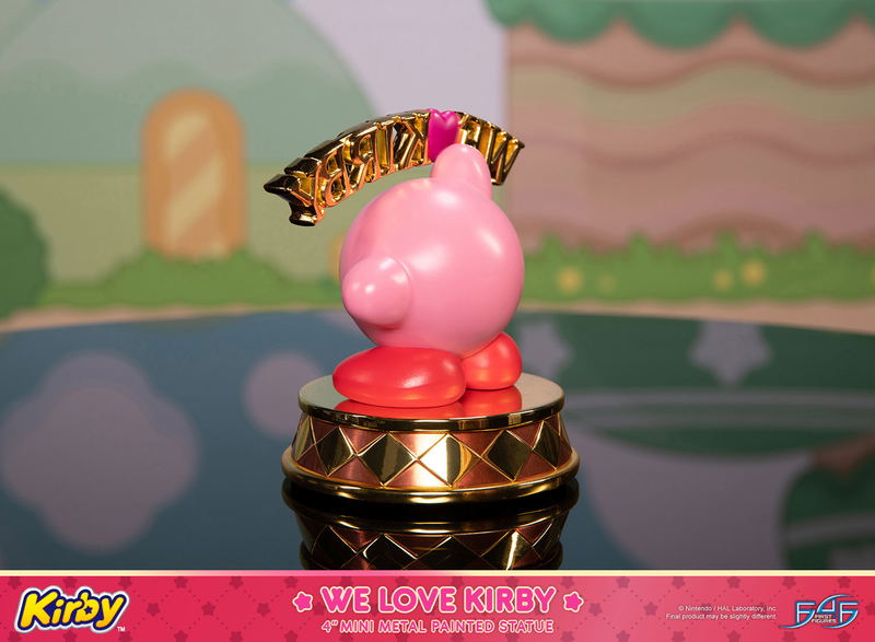 Kirby Mini Metal Painted Statue: We Love Kirby image 7