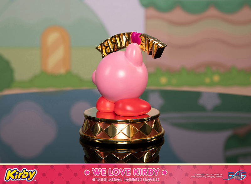 Kirby Mini Metal Painted Statue: We Love Kirby image 9
